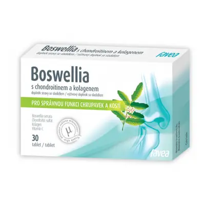 Favea Boswellia s chondroitinem a kolagenem 30 tablet