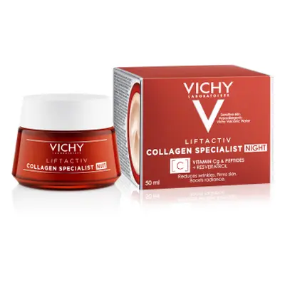 VICHY Liftactiv Collagen Specialist noční péče proti vráskám 50 ml