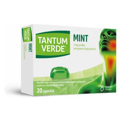 TANTUM VERDE MINT ORM 3MG PAS 20