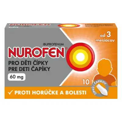 NUROFEN PRO DĚTI RCT 60MG SUP 10