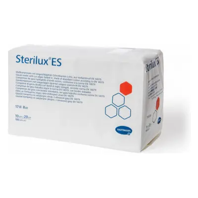 Sterilux ES Nesterilní kompres 10 x 20 cm 17 vláken 8 vrstev 100 ks