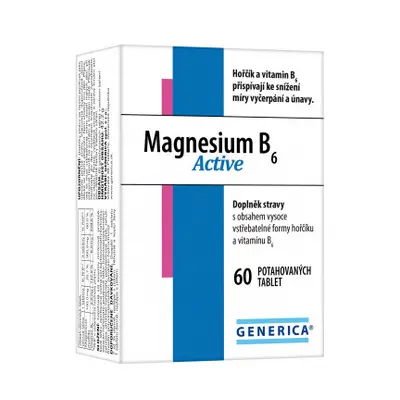 Magnesium B6 Active tbl.60 Generica