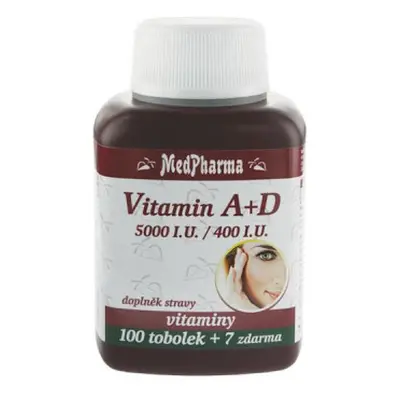 MedPharma Vitamín A+D (5000 I.U./400 I.U.) tob.107