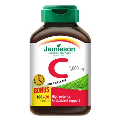 JAMIESON Vitamín C 1000mg s postup.uvol.tbl.100+20