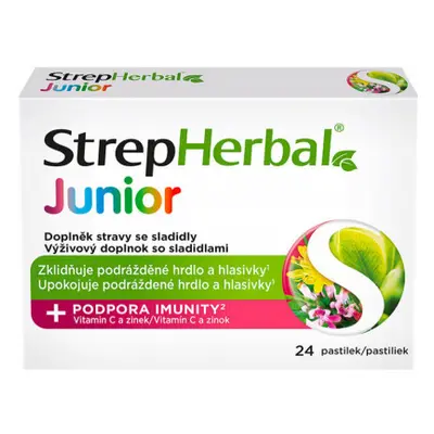 StrepHerbal Junior 24 pastilek