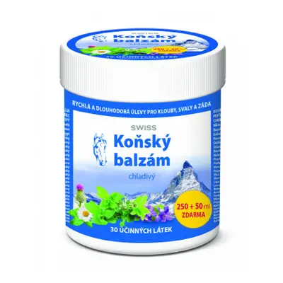 Koňský balzám SWISS chladivý 250 + 50 ml