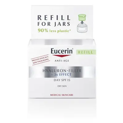 Eucerin Hyaluron Filler+3 x Effect denní krém náplň 50 ml