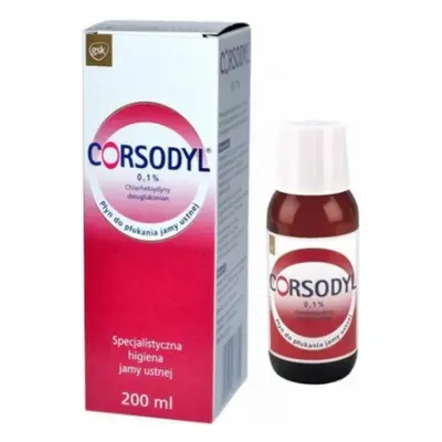 Corsodyl ústní voda 0.1% 200ml