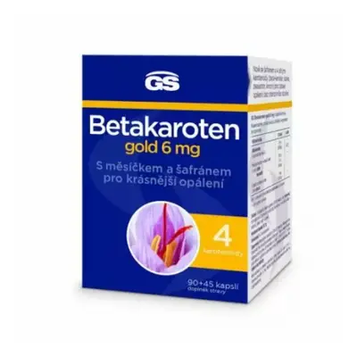 GS Betakaroten gold 6mg 90+45 kapslí