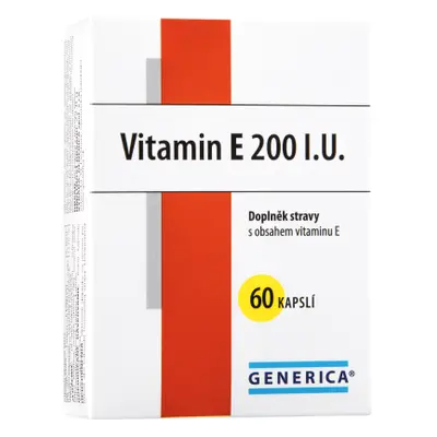 Vitamin E 200 I.U. cps.60 Generica