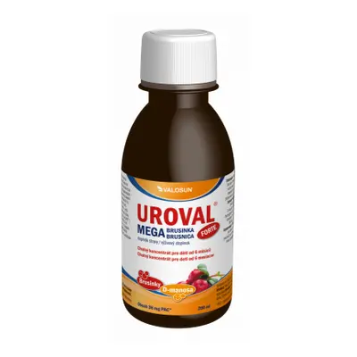 Uroval Mega Brusinka sirup forte 200ml