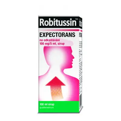 Robitussin Expectorans odkašl.100mg/5ml sir.100ml