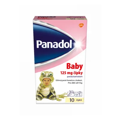 Panadol Baby 125mg sup. 10 CZ