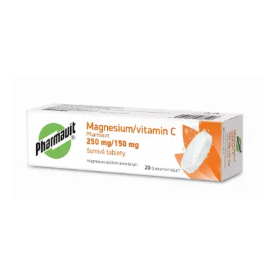 Magnesium/vitamin C Pharmavit 250mg tbl.eff.20