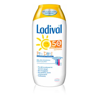 Ladival Allergy gel na opalování pro děti SPF50+ 200 ml