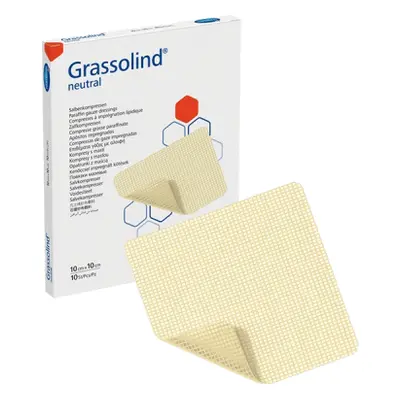 Grassolind Kompres sterilní 10 x 10cm 10 ks