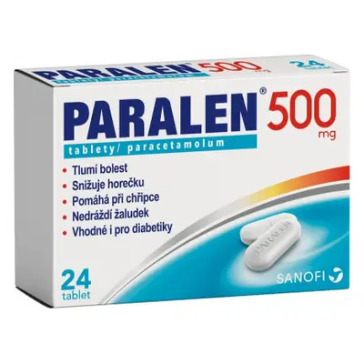 PARALEN POR 500MG TBL NOB 24