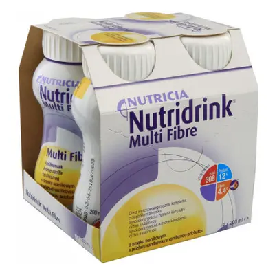 Nutridrink Multi Fibre s př.vanil. por.sol.4x200ml