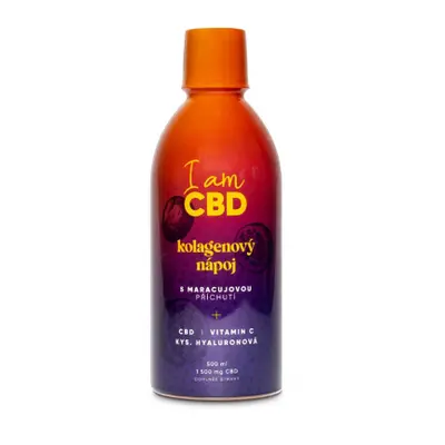 I am CBD Kolagenový nápoj s CBD, vitamínem C a kys. hyaluronovou 500ml