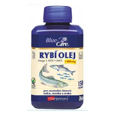 VitaHarmony Rybí olej Omega 3 1000mg XXL tob.150