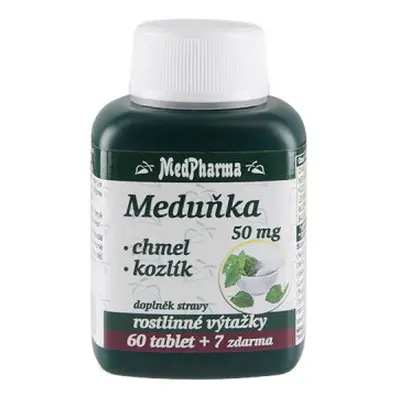 MedPharma Meduňka+chmel+kozlík tbl.67