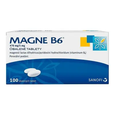 MAGNE B6 POR 470MG/5MG TBL OBD 100