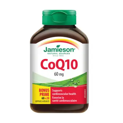 JAMIESON Koenzym Q10 60 mg cps.60+20