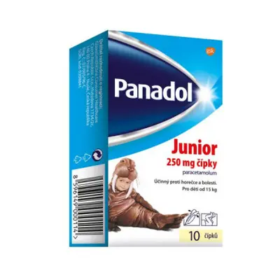 Panadol Junior 250mg sup. 10 CZ