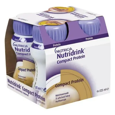 NUTRIDRINK COMPACT PROTEIN S PŘÍCHUTÍ KÁVY POR SOL 4X125ML