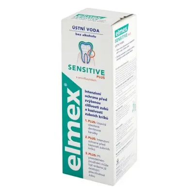 Elmex Sensitive Plus ústní voda 400ml