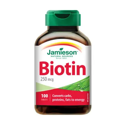 JAMIESON Biotin 250 mcg tbl.100