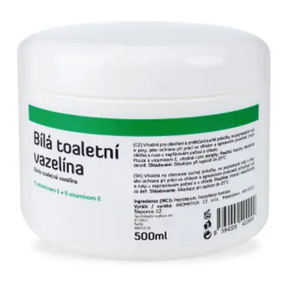 Aromatica Bílá toaletní vazelína s vit.E 500 ml