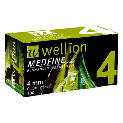 Wellion jehly MEDFINE PLUS 32Gx4 mm 100 ks inz.pera