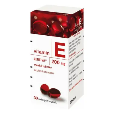 VITAMIN E ZENTIVA POR 200MG CPS MOL 30