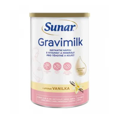 Sunar Gravimilk s příchutí vanilka 450g