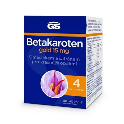 GS Betakaroten gold 15mg 80+40 kapslí