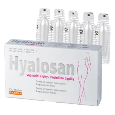 Hyalosan Dr.Müller vaginální čípky 10 ks