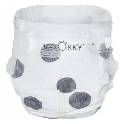 Kolorky Deluxe Velvet Puntíky L 8-13 kg se sametovým povrchem 19 ks