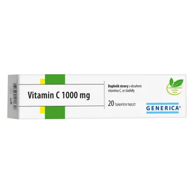 Vitamin C 1000 mg Generica tbl. eff. 20