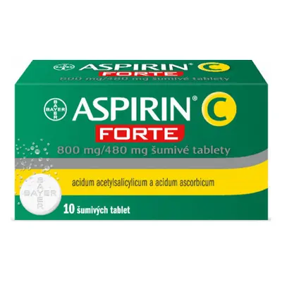 ASPIRIN C FORTE POR 800MG/480MG TBL EFF 10