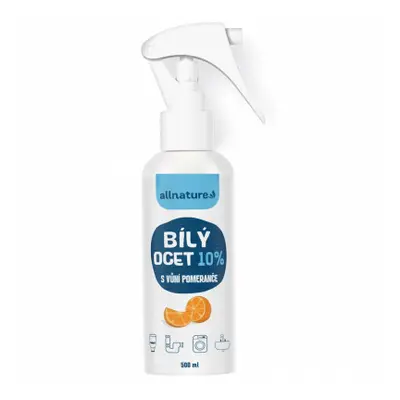 ALLNATURE Bílý ocet sprej 10 % s vůní pomeranče 500 ml