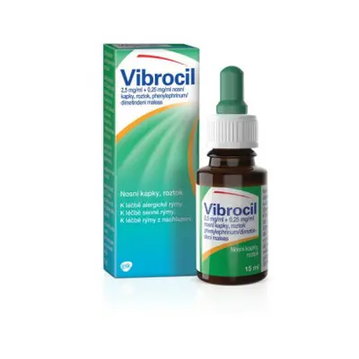 Vibrocil 2.5mg/ml+0.25mg/ml nas.gtt.sol. 1x15ml CZ