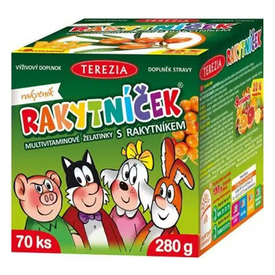 Terezia company Rakytníček Multivitaminové želatinky s rakytníkem 70 ks