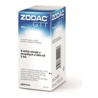 ZODAC POR 10MG/ML POR GTT SOL 1X20ML II