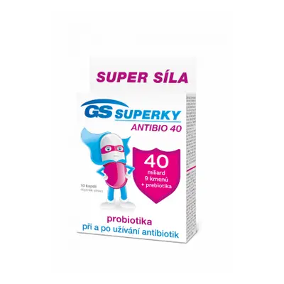 GS Superky Antibio 40 cps.10 ČR/SK