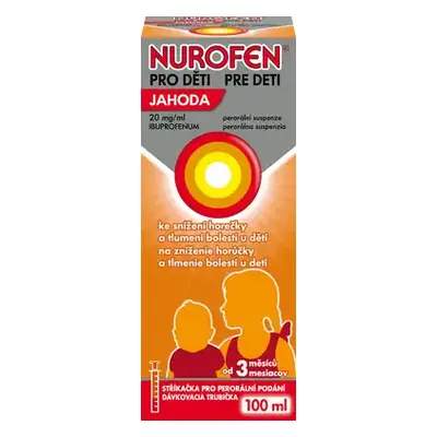 NUROFEN PRO DĚTI JAHODA POR 20MG/ML POR SUS 100 ML II