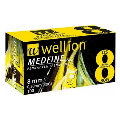 Wellion Medfine jehly inz.pera 0,30 x 8 mm 30G 100 ks