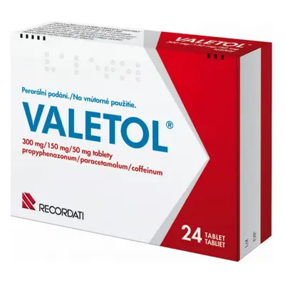 VALETOL POR 300MG/150MG/50MG TBL NOB 24