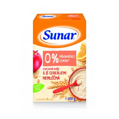 SUNAR ovocná s 8 cereáliemi 220 g