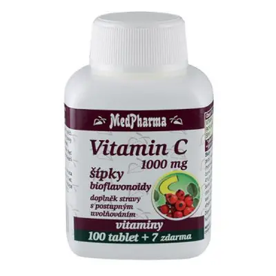 MedPharma Vitamín C 1000 mg s šípky 107 tablet